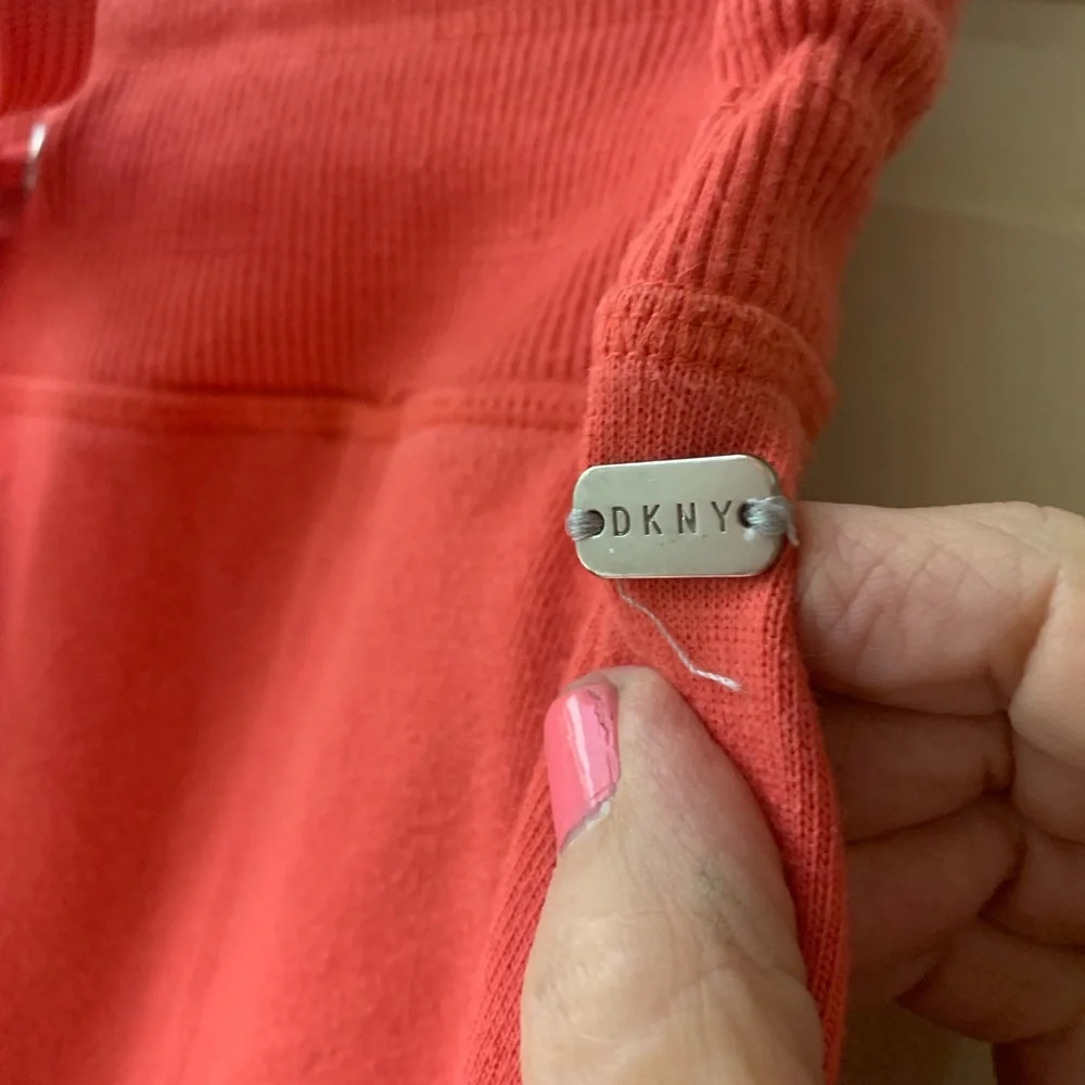 DKNY Coral Sweatpants with White Branding